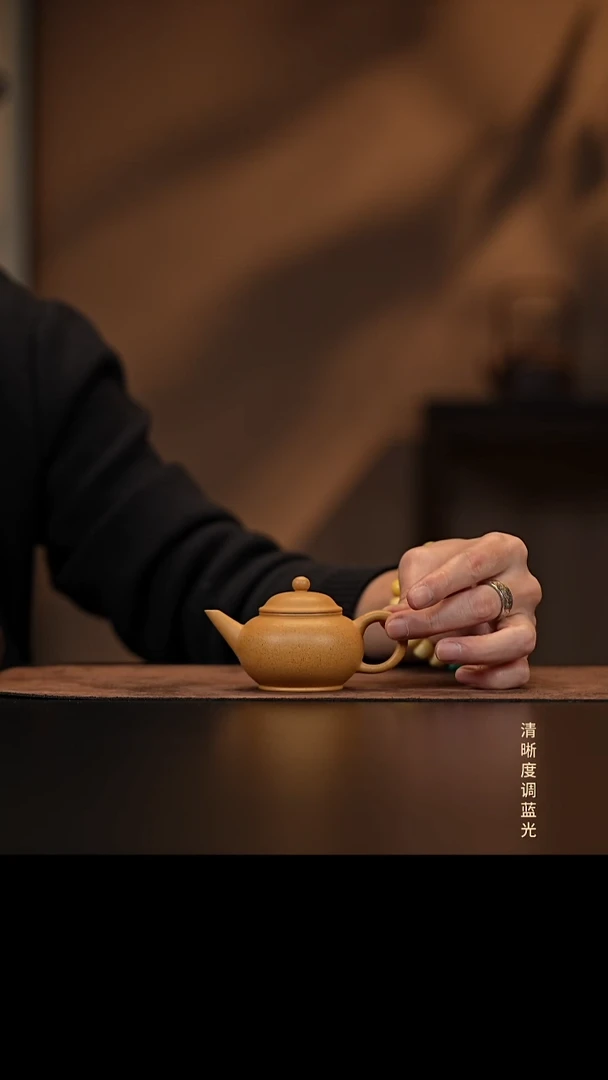 允禾斋 紫砂壶  水平 黄段