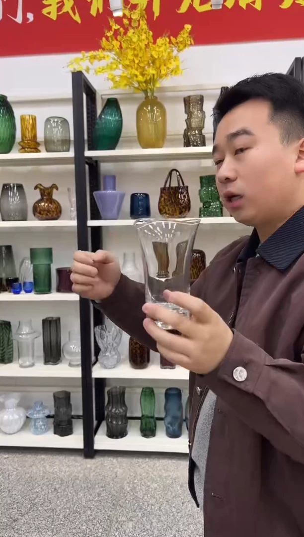 水养鲜花干花插花客厅装饰品两支