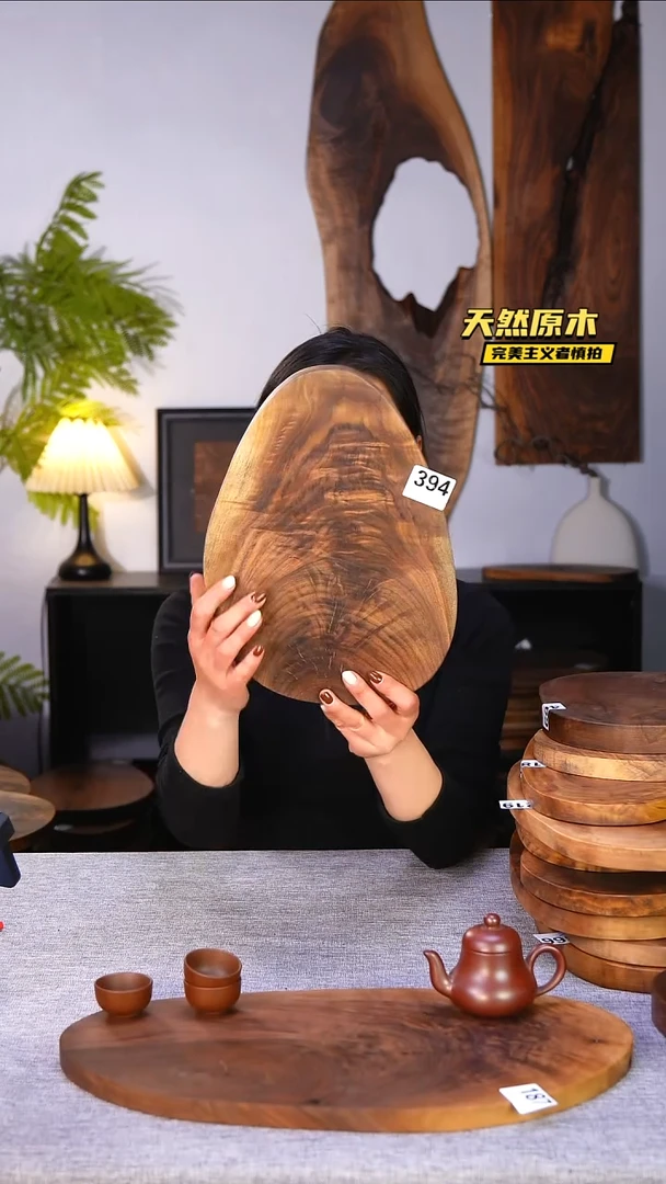 木北美黑胡桃原木.干裂疤结不属于商品质量问题完美主义者慎拍