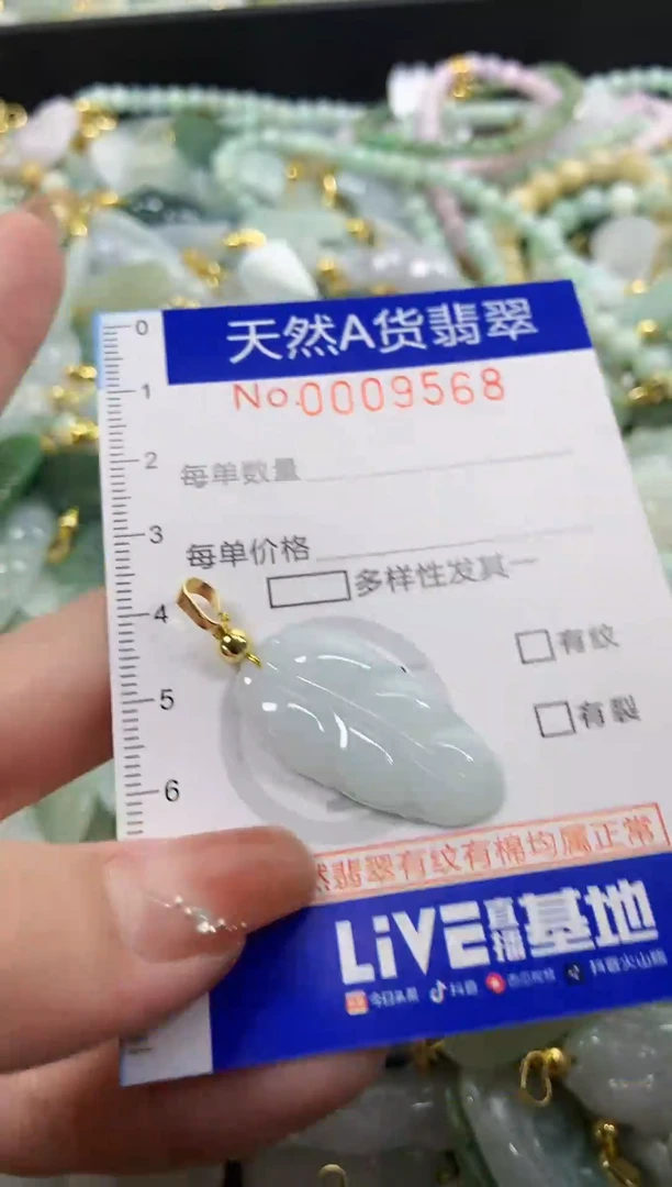 颈饰未镶嵌翡翠天然A货翡翠