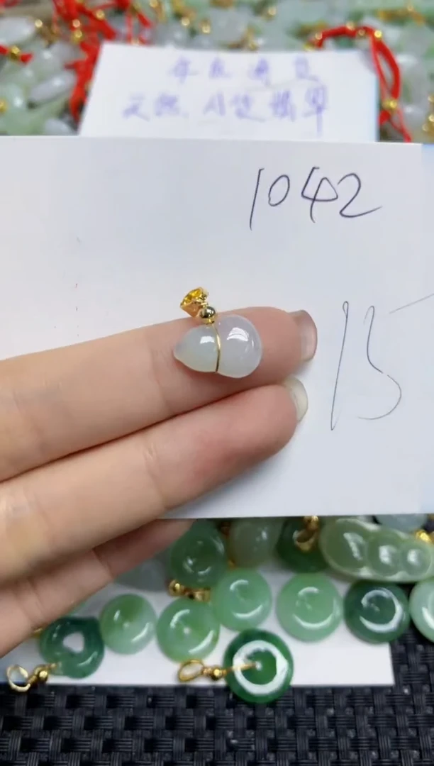 【闪购商品】翡翠颈饰合金天然A货翡翠