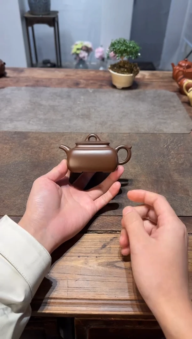 茶壶紫砂程*长四方 紫砂壶