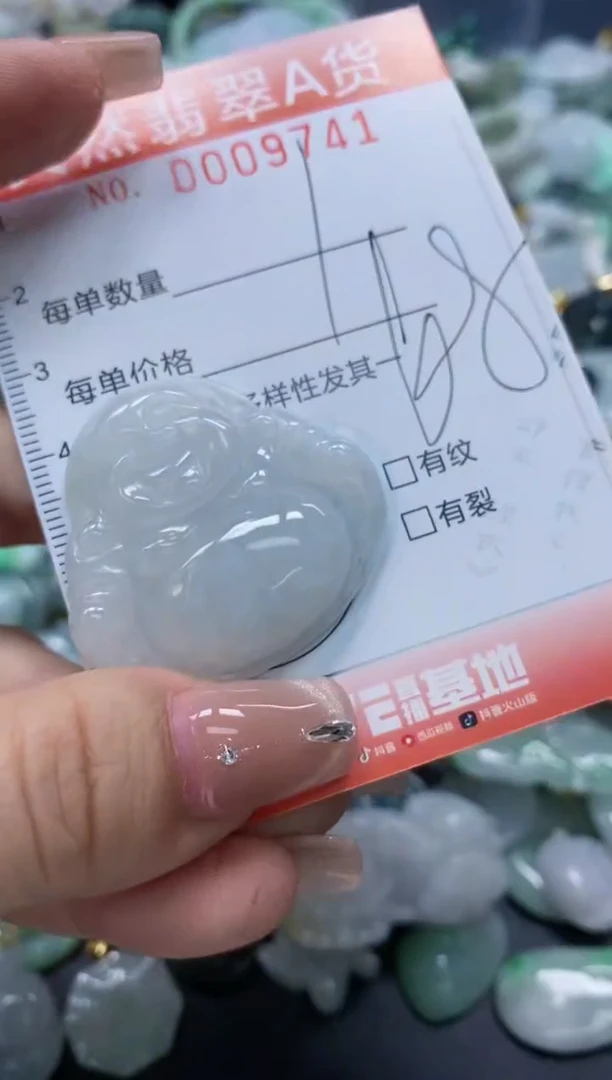 翡翠未镶嵌颈饰闪购0009741