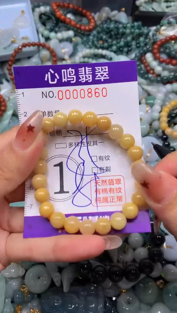 翡翠未镶嵌颈饰闪购005860