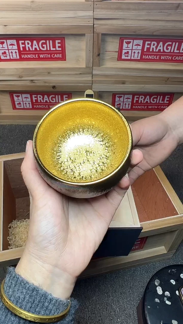 茶盏金钻 建窑建盏主人杯