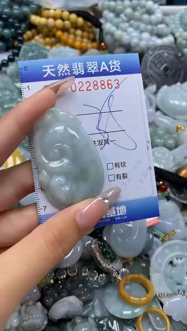 翡翠未镶嵌颈饰闪购0228863