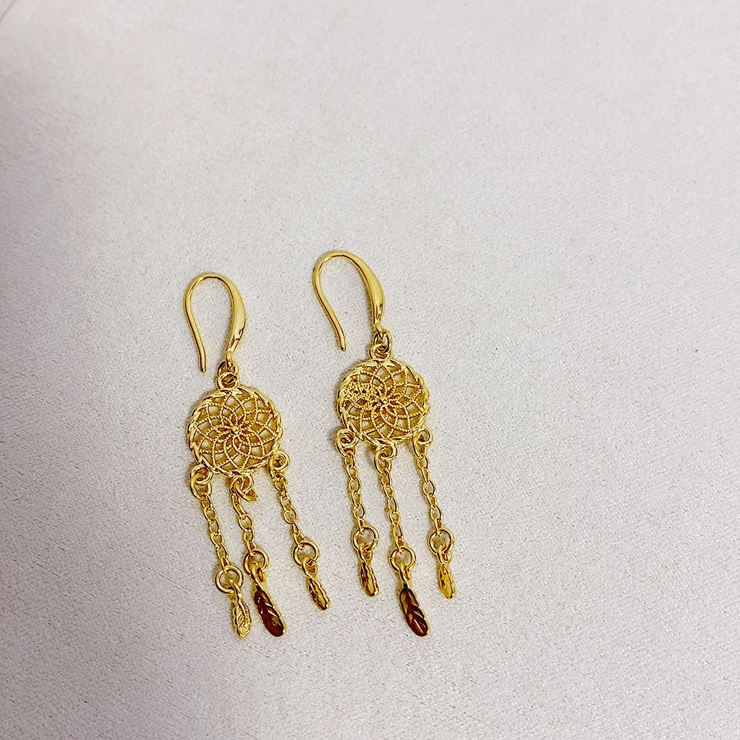 时尚百搭捕梦网耳坠