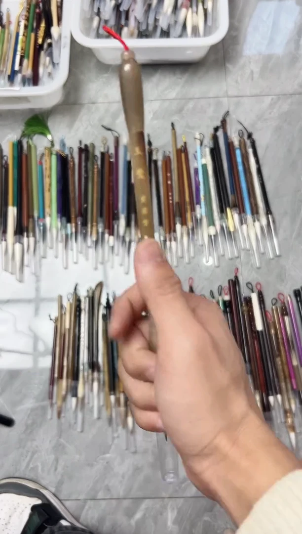 C046 定制1支微瑕 无礼盒 清水试笔 蘸墨不退