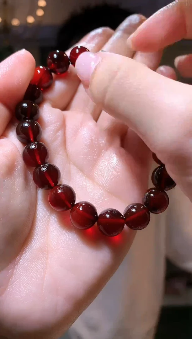 手串琥珀未镶嵌霍冬梅