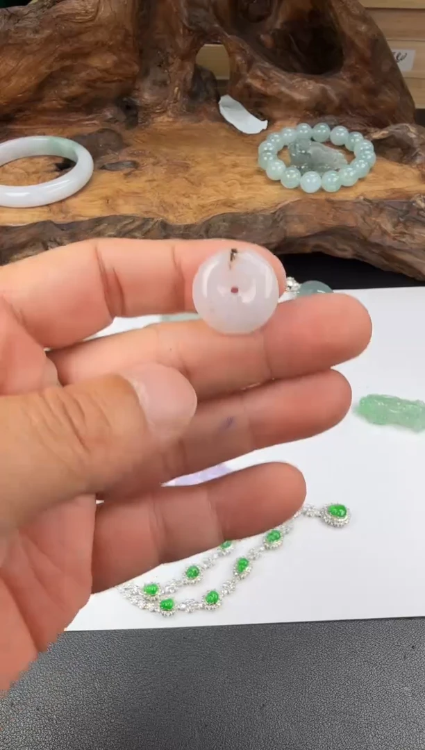 吊坠(不含链)未镶嵌翡翠翡翠饰品-106