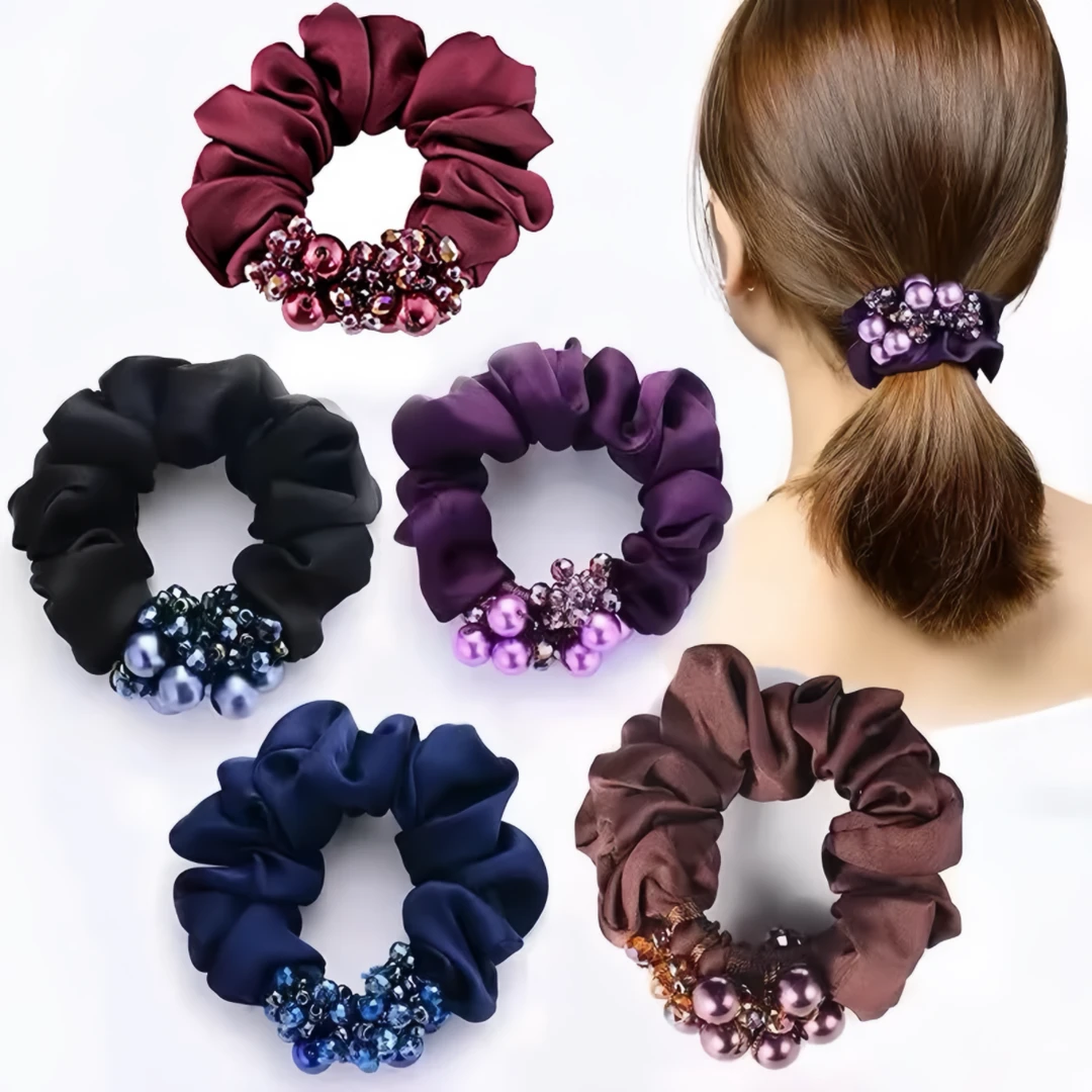 发绳扎马尾女士简约气质韩式头绳盘头发皮筋妈妈发饰头花饰品发圈