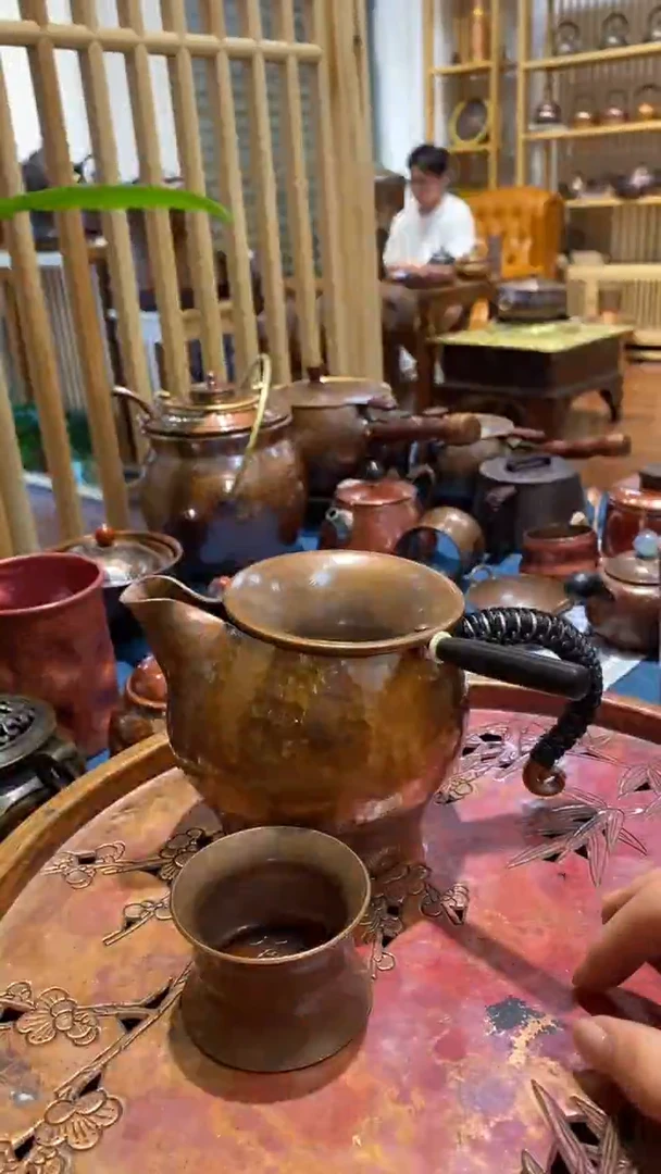 紫铜元宝手工公道杯