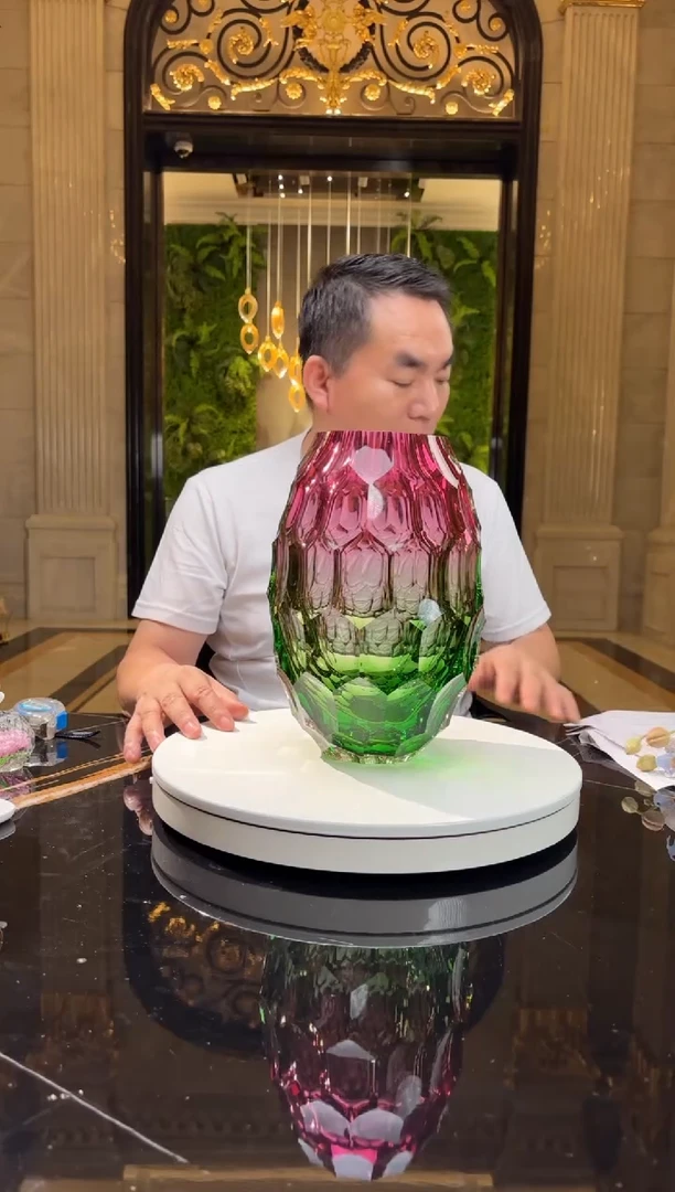 摆件AJ03112Caorle金红艺术花器