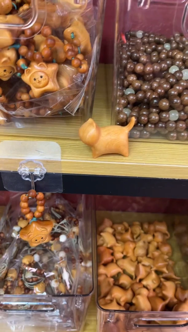 【闪购商品】香榧木工艺品-瑜伽猫