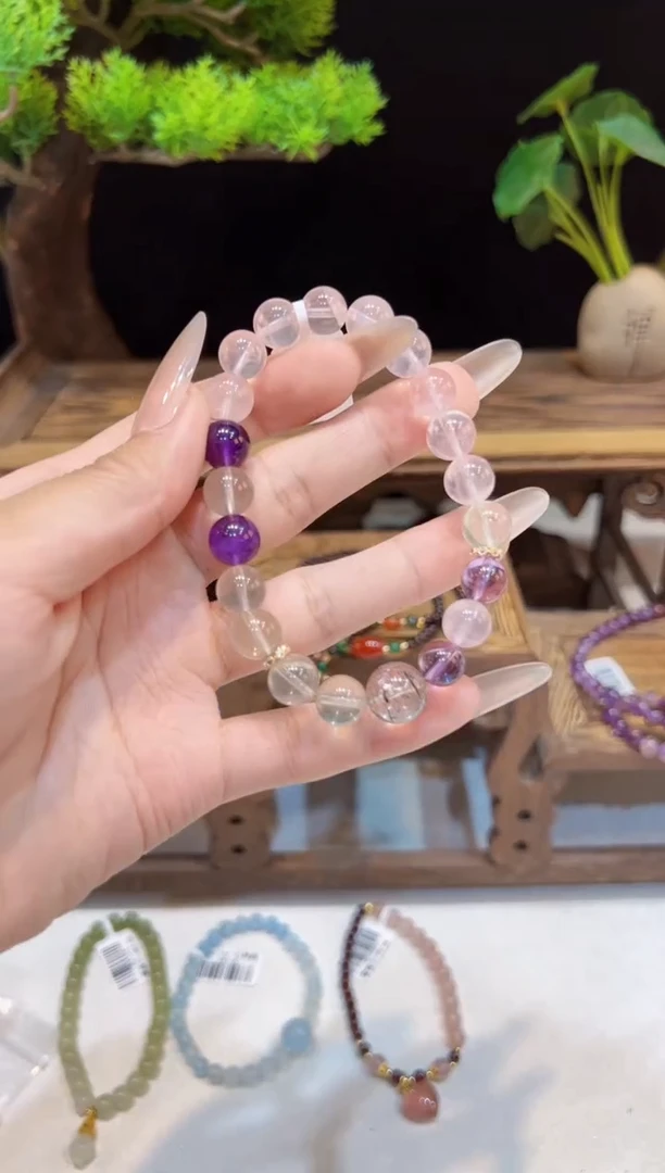 水晶手串未镶嵌@@手饰