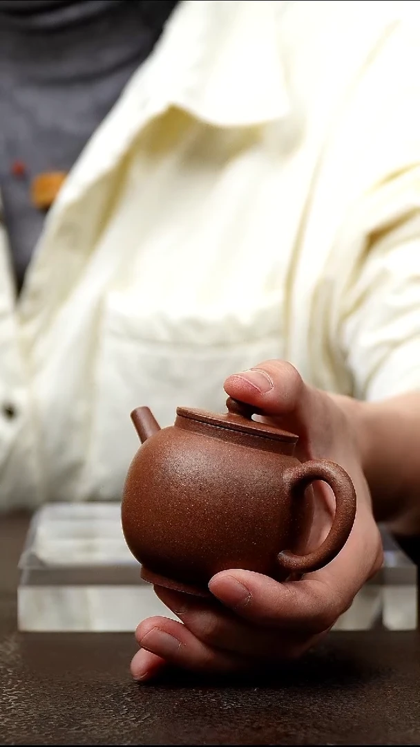 茶壶紫砂小*摹古巨轮壶