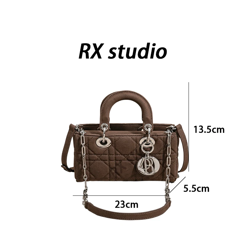 【南沙瑞熙】SK-83256-可可棕-轻奢小众设计感时尚百搭女士包