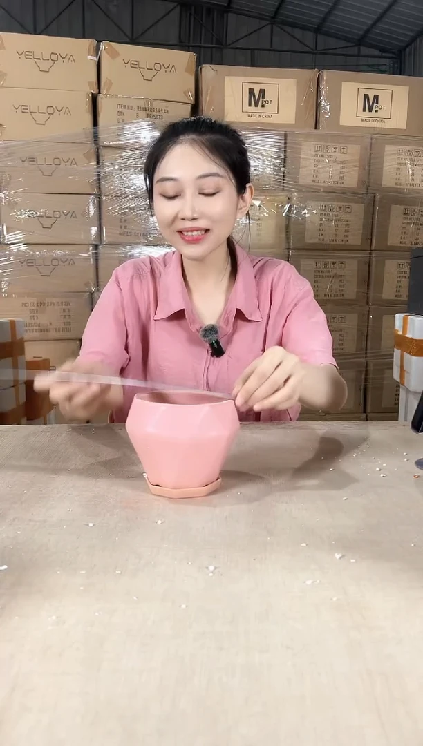 钻石粉色小号带托盘13x12