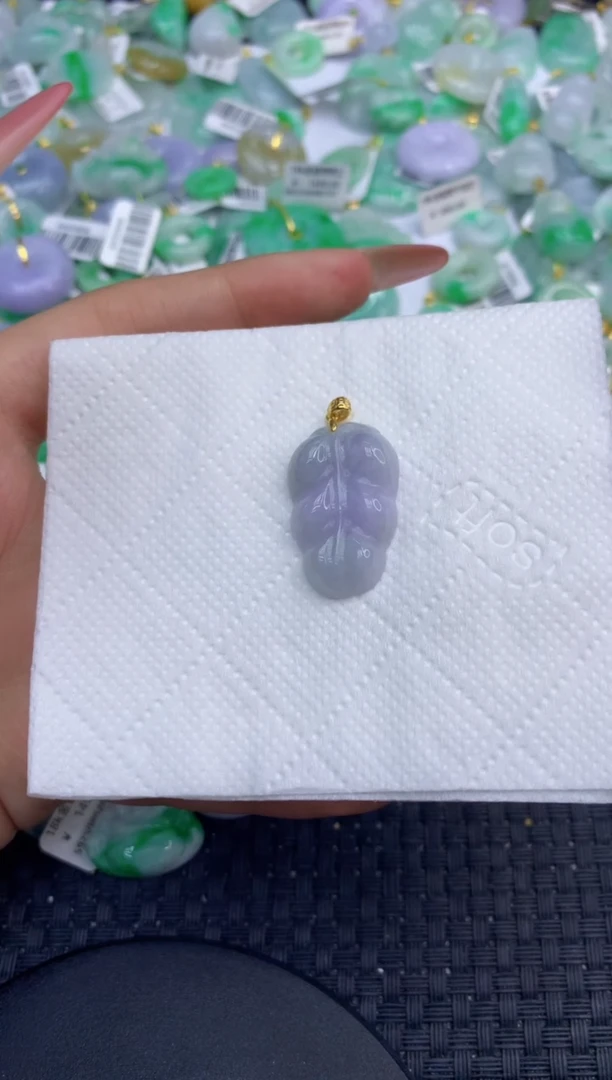颈饰未镶嵌翡翠天然缅甸A货翡翠