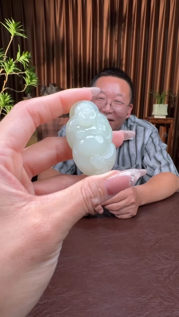 和田玉未镶嵌颈饰144海珠8.1多样性拍一发一