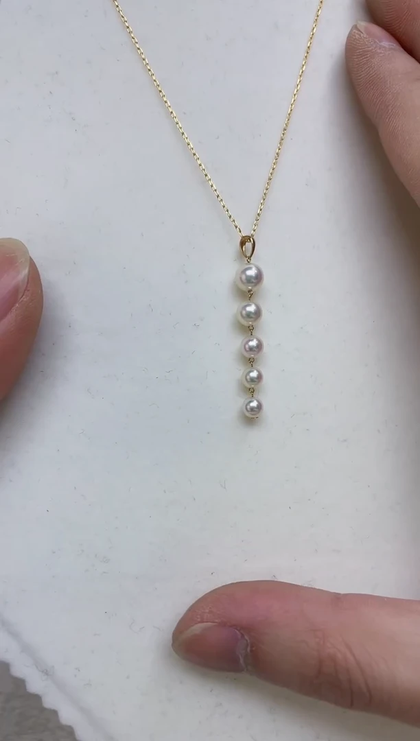 吊坠(赠链)18K金镶嵌海水珍珠