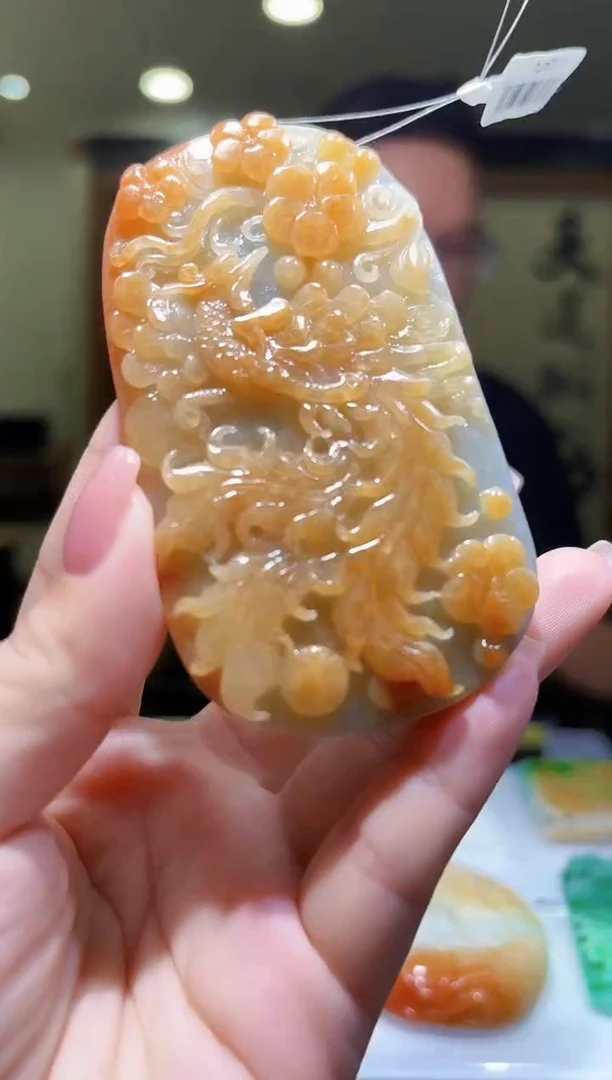 未镶嵌定制翡翠03/0915/C/发其一件/凤凰