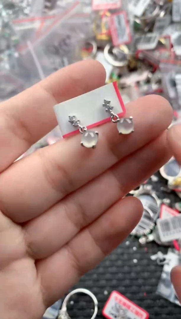 银S925镶嵌戒指翡翠1010   4