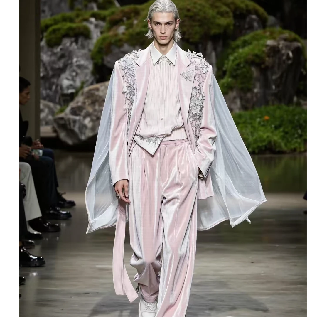 KX【52】XXXX#秋冬季潮奢时尚轻奢痞帅男装长裤卫裤