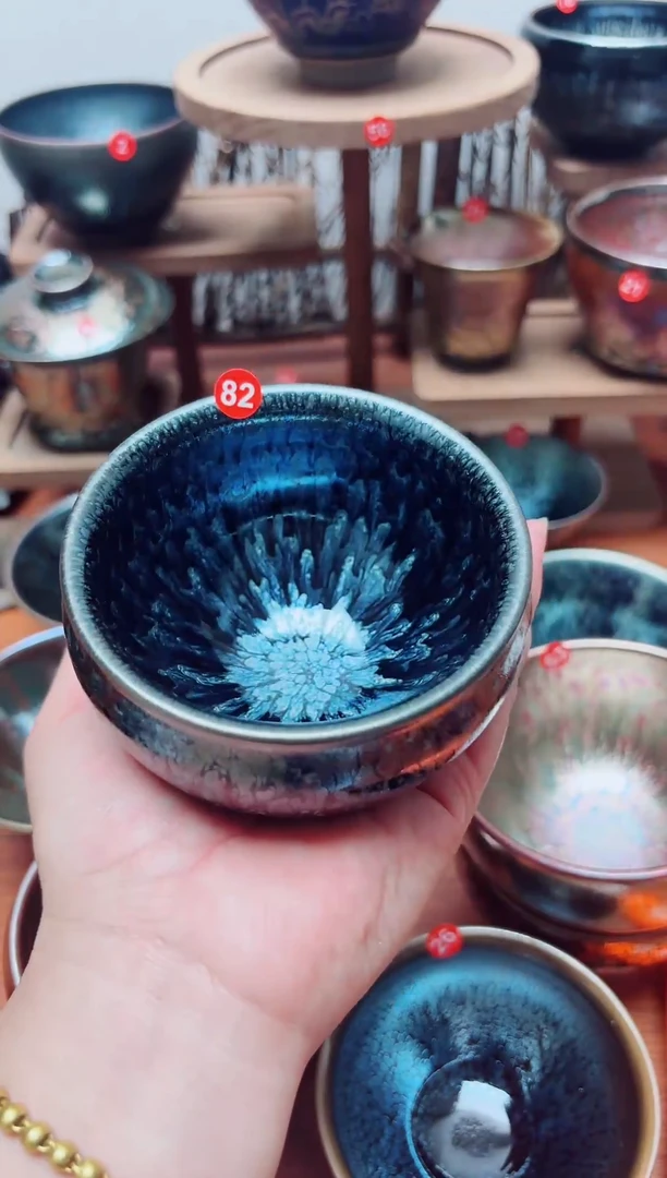 茶盏冰**饼82号建盏工匠茶器