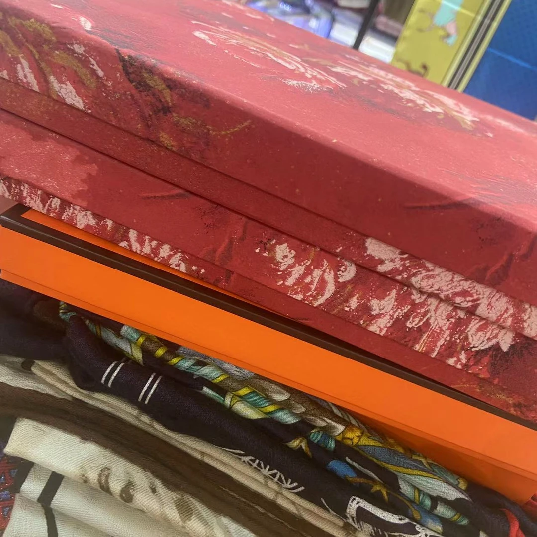 经典双D戒指绒长巾