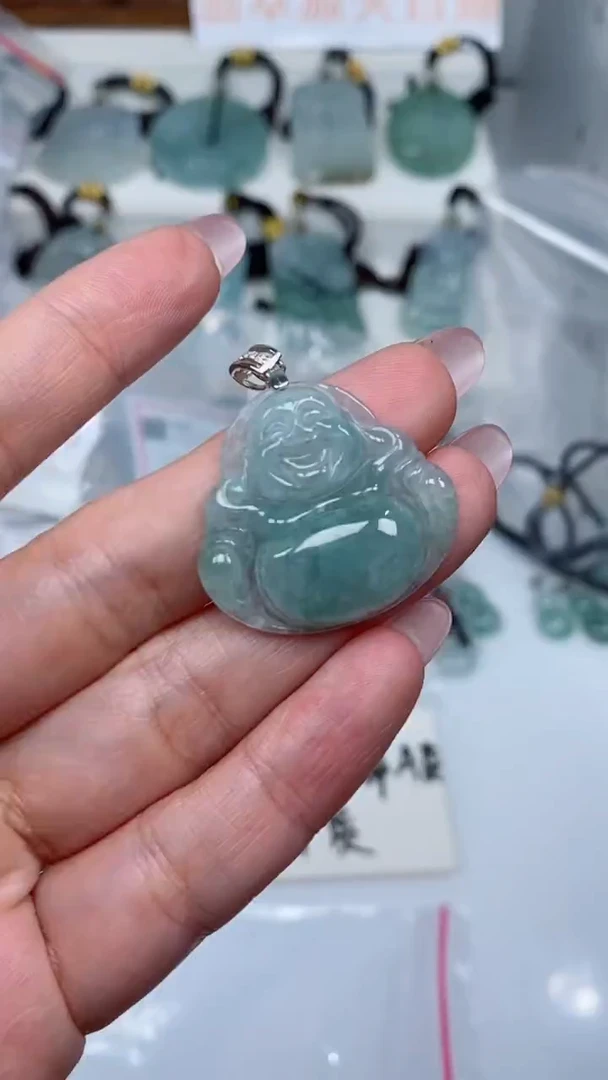 颈饰银S925镶嵌翡翠吊坠