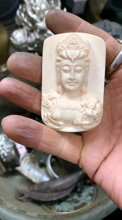 【闪购商品】一物一拍编号观音牌子白