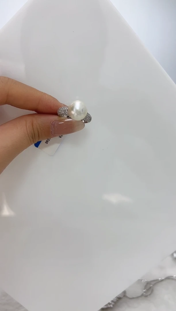 【闪购商品】淡水珍珠DA银S925镶嵌戒指 10 V2630