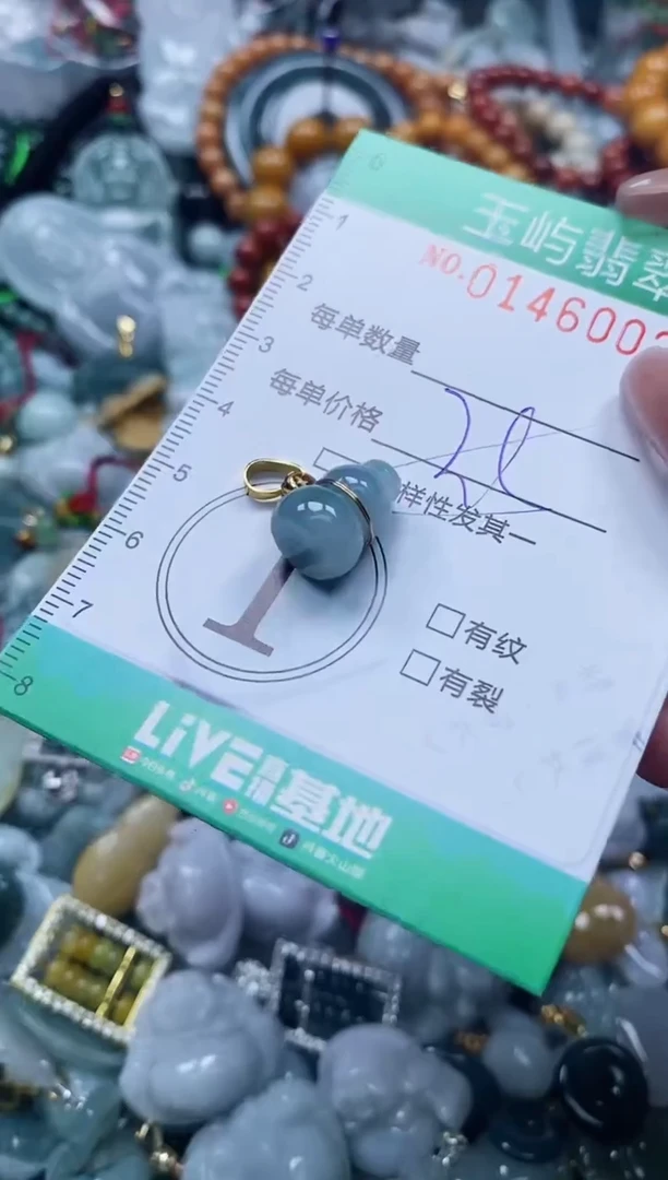 翡翠未镶嵌颈饰闪购0146002多样性发其一
