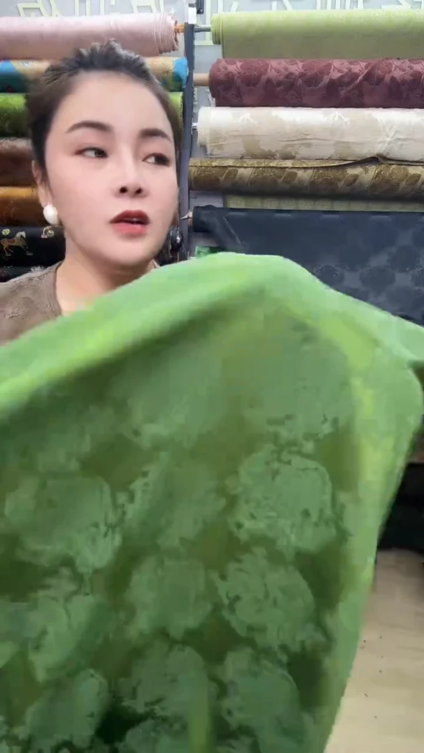 7号绿色人丝思茅浮雕半米