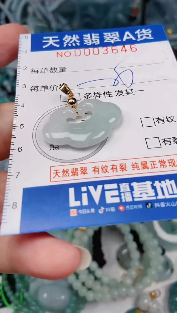 颈饰未镶嵌翡翠00003646