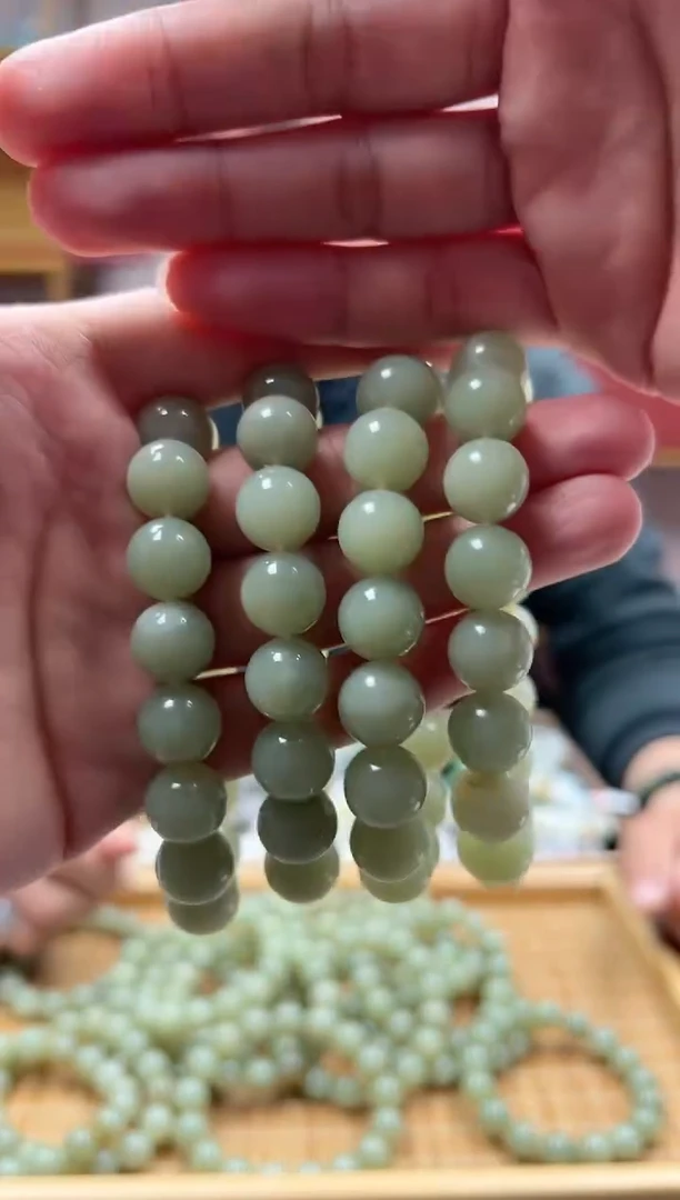 【闪购商品】和田玉手串未镶嵌12多样性发货·拍一发一