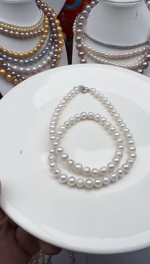 淡水珍珠未镶嵌颈饰1