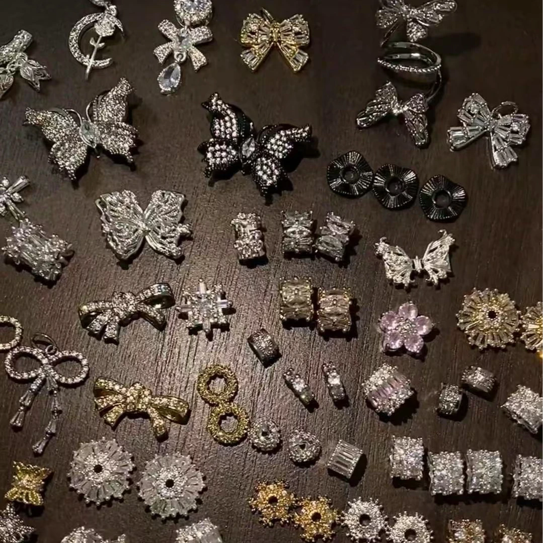 高保色铜合金配件多系列通孔配饰原创diy手链手串魔盒配饰