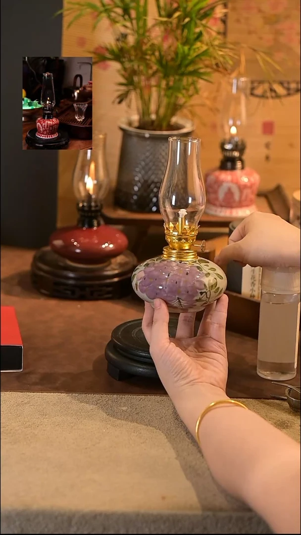 景德镇陶瓷香薰灯摆件