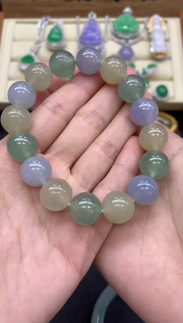 未镶嵌手串翡翠爱***子571-中国好珍宝
