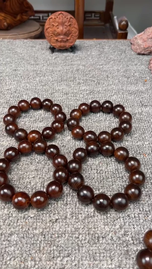 柏木（崖柏）2.0圆珠凤血金 瓷化料 香味浓郁