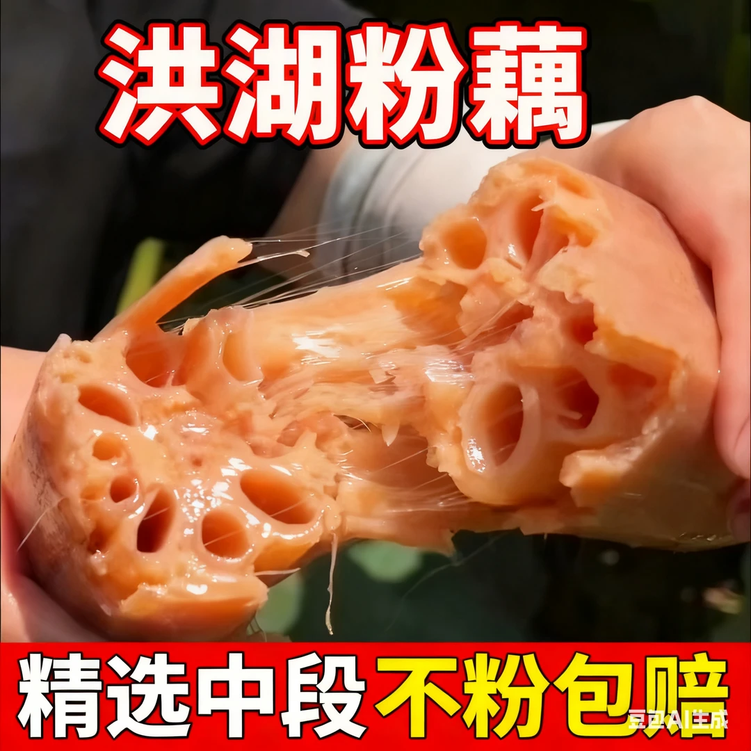 洪湖特产新鲜现挖煲汤粉藕正宗红莲藕农家特产3斤5斤