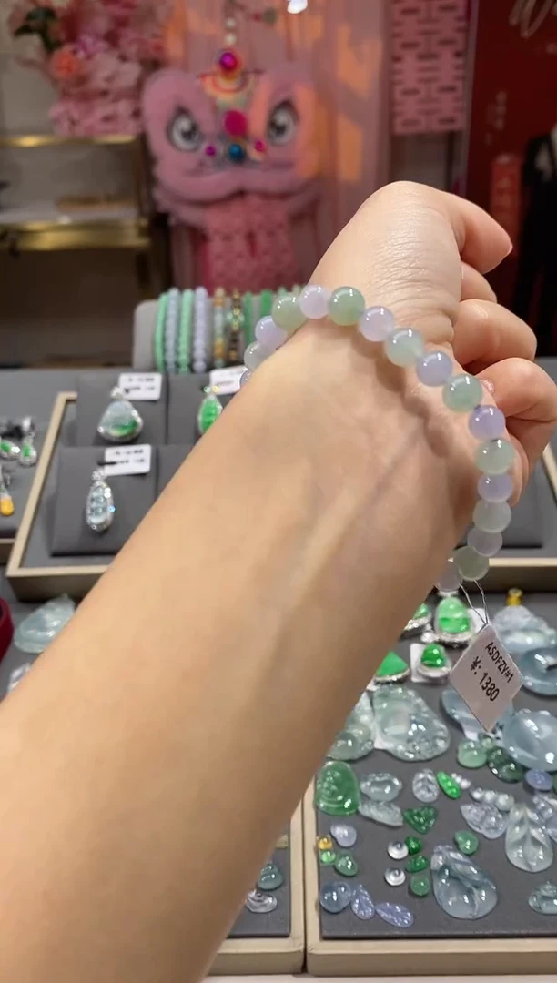 未镶嵌手链翡翠手串