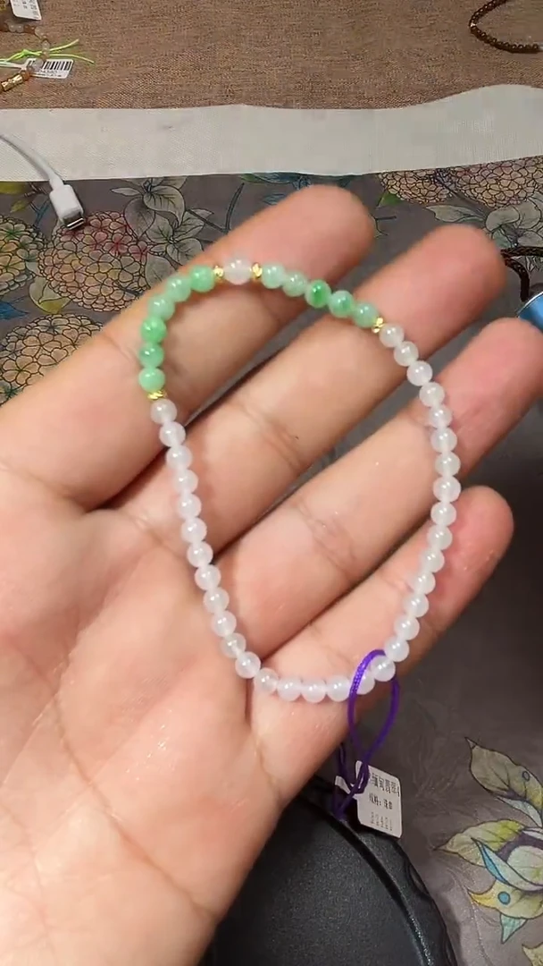 未镶嵌手链翡翠手串