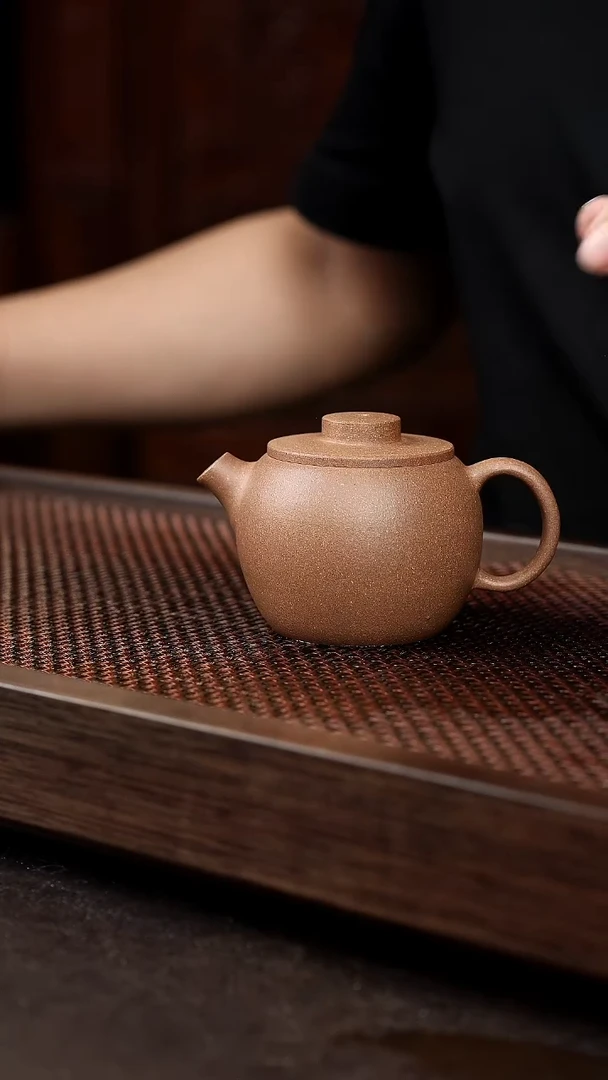 茶壶紫砂老段泥圆巨轮