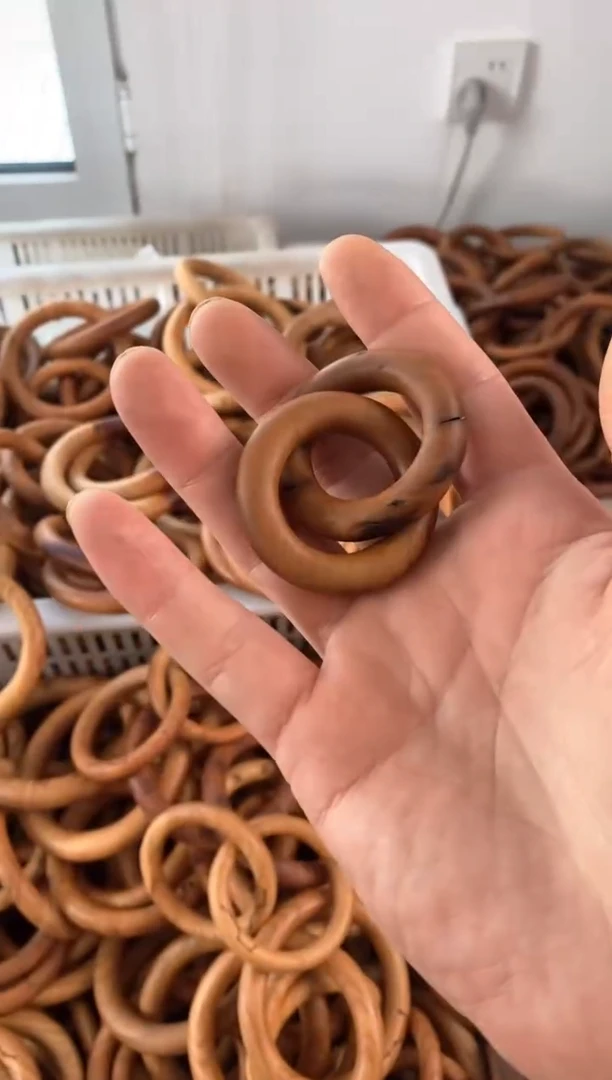 【闪购商品】木枣木刻星款小乾坤圈微瑕随机发