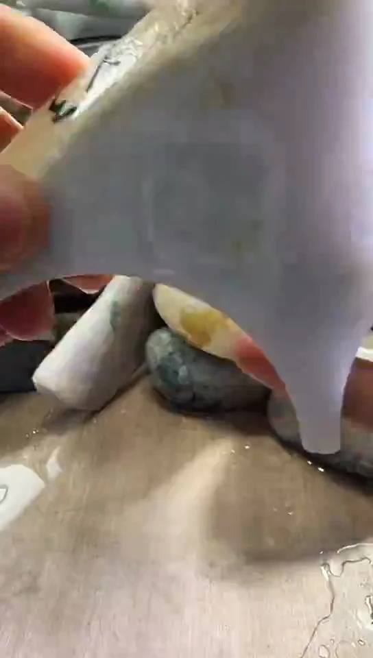 裸石翡翠缅甸翡翠A货花76