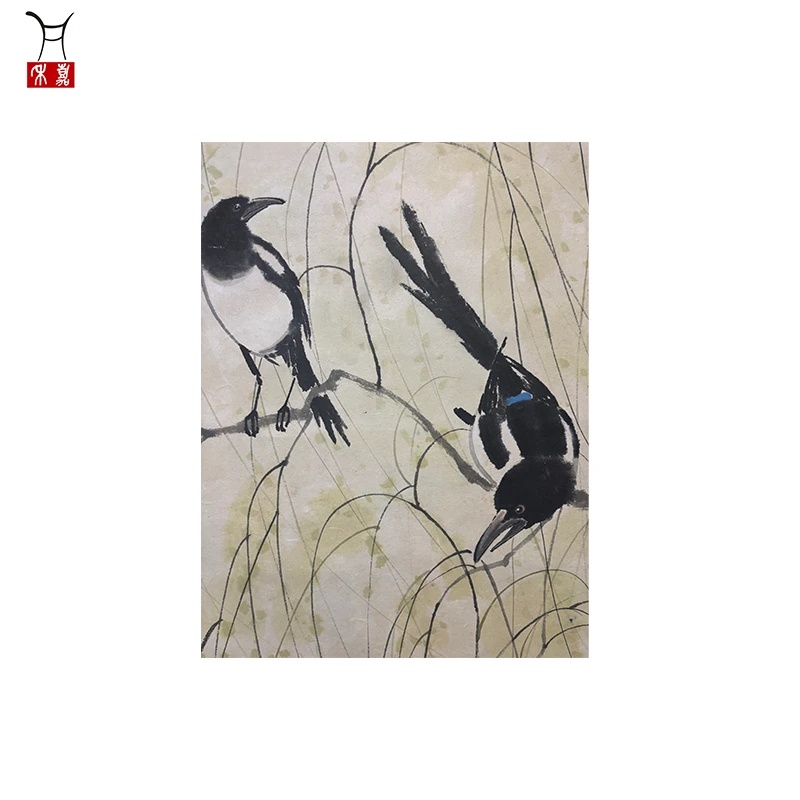 J1024喜鹊立轴105x39/3.6平尺