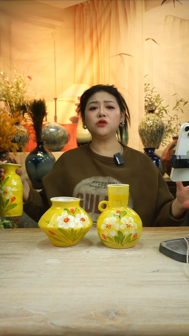 高18口6高温陶瓷花瓶花器套组